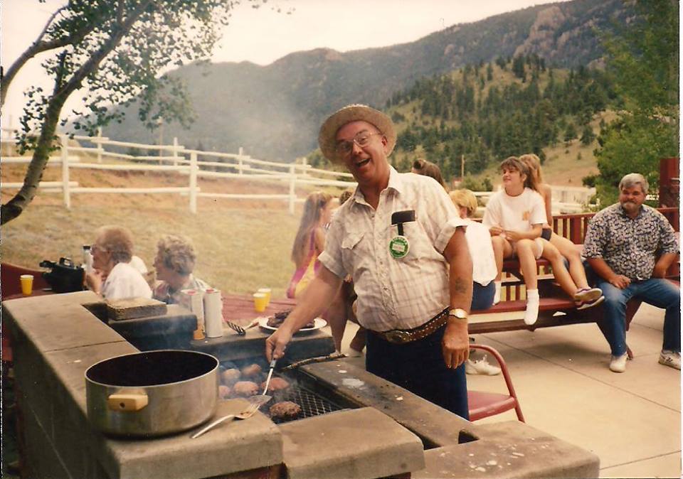 Sunny the grill master